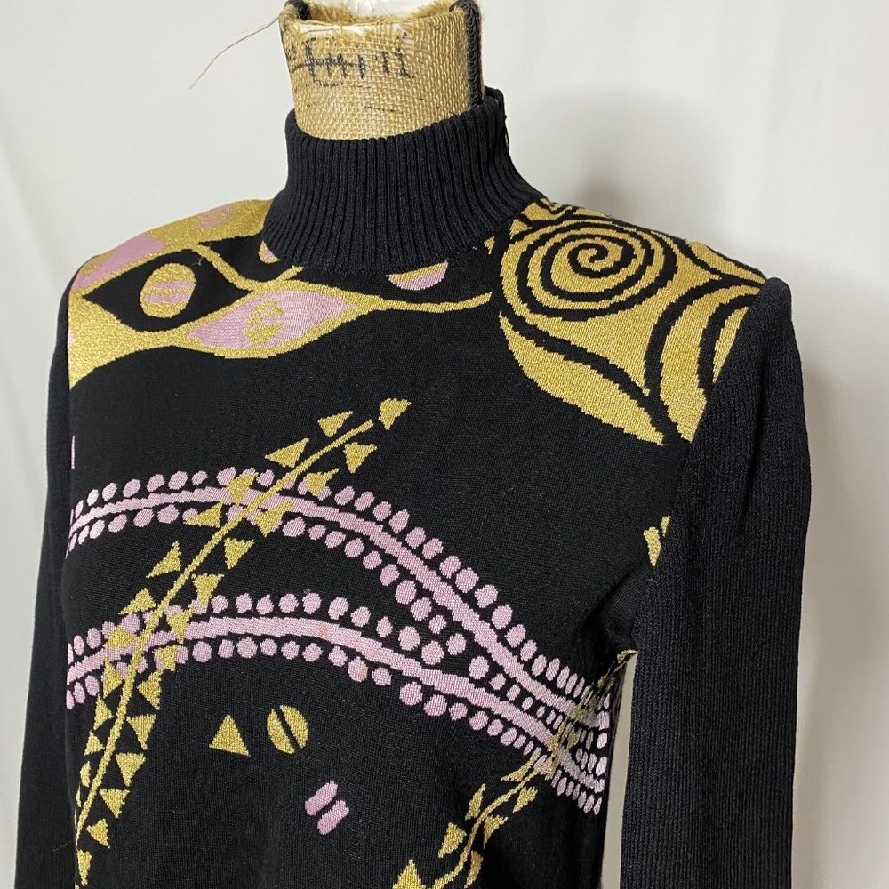 St. John Collection Wool Knit Pullover Turtleneck… - image 2